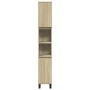Armario de baño madera contrachapada roble Sonoma 30x30x190 cm by , bathroom vanities - Ref: Foro24-849669, Price: 91,85 €, D...