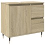 Armario de lavabo de baño madera roble Sonoma 65x33x60 cm by , bathroom vanities - Ref: Foro24-849676, Price: 69,90 €, Discou...