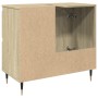Armario de lavabo de baño madera roble Sonoma 65x33x60 cm de , Tocadores de baño - Ref: Foro24-849676, Precio: 89,59 €