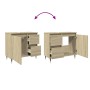 Armario de lavabo de baño madera roble Sonoma 65x33x60 cm by , bathroom vanities - Ref: Foro24-849676, Price: 69,90 €, Discou...