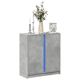 Sideboard mit LED-Beleuchtung, Holzoptik in Grau-Beton, 77x34x85 cm. von , Sideboards - Ref: Foro24-852134, Preis: 70,39 €, R...