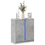 Sideboard mit LED-Beleuchtung, Holzoptik in Grau-Beton, 77x34x85 cm. von , Sideboards - Ref: Foro24-852134, Preis: 71,24 €, R...