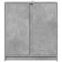 Aparador con LED madera ingeniería gris hormigón 77x34x85 cm by , Sideboards - Ref: Foro24-852134, Price: 71,24 €, Discount: %