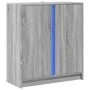 Sideboard mit LED-Beleuchtung aus grauem Sonoma-Ingenieurholz 77x34x85 cm von , Sideboards - Ref: Foro24-852136, Preis: 73,37...