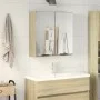 Badezimmerspiegelschrank aus Eichenholz Sonoma 64,5x20x66,5 cm von , Badezimmerwaschtische - Ref: Foro24-849655, Preis: 63,31...