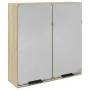 Badezimmerspiegelschrank aus Eichenholz Sonoma 64,5x20x66,5 cm von , Badezimmerwaschtische - Ref: Foro24-849655, Preis: 63,31...