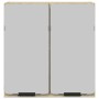 Mueble espejo de baño madera roble Sonoma 64,5x20x66,5 cm by , bathroom vanities - Ref: Foro24-849655, Price: 59,24 €, Discou...