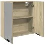 Badezimmerspiegelschrank aus Eichenholz Sonoma 64,5x20x66,5 cm von , Badezimmerwaschtische - Ref: Foro24-849655, Preis: 63,31...