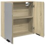 Mueble espejo de baño madera roble Sonoma 64,5x20x66,5 cm by , bathroom vanities - Ref: Foro24-849655, Price: 59,24 €, Discou...