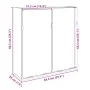 Badezimmerspiegelschrank aus Eichenholz Sonoma 64,5x20x66,5 cm von , Badezimmerwaschtische - Ref: Foro24-849655, Preis: 63,31...