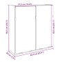 Mueble espejo de baño madera roble Sonoma 64,5x20x66,5 cm by , bathroom vanities - Ref: Foro24-849655, Price: 59,24 €, Discou...