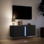 Wand-TV-Möbel mit LED-Lichtern in Schwarz 80x31x35 cm von , TV-Möbel - Ref: Foro24-852258, Preis: 50,77 €, Rabatt: %