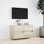 Wand-TV-Möbel mit LED-Lichtern in Sonoma-Eiche 80x31x45 cm von , TV-Möbel - Ref: Foro24-852287, Preis: 65,87 €, Rabatt: %