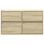 Wand-TV-Möbel mit LED-Lichtern in Sonoma-Eiche 80x31x45 cm von , TV-Möbel - Ref: Foro24-852287, Preis: 65,87 €, Rabatt: %