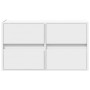 TV-Wandmöbel mit LED-Lichtern, weiß, 80x31x45 cm. von , TV-Möbel - Ref: Foro24-852285, Preis: 67,95 €, Rabatt: %