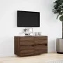 Wand-TV-Möbel mit LED-Lichtern in Eichenbraun 80x31x45 cm von , TV-Möbel - Ref: Foro24-852291, Preis: 68,98 €, Rabatt: %