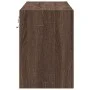 Wand-TV-Möbel mit LED-Lichtern in Eichenbraun 80x31x45 cm von , TV-Möbel - Ref: Foro24-852291, Preis: 68,98 €, Rabatt: %