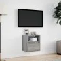 Wand-TV-Möbel mit LED-Lichtern in Sonoma-Grau 41x31x45 cm von , TV-Möbel - Ref: Foro24-852323, Preis: 50,94 €, Rabatt: %
