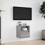 Wand-TV-Möbel mit LED-Lichtern in Sonoma-Grau 41x31x45 cm von , TV-Möbel - Ref: Foro24-852323, Preis: 51,76 €, Rabatt: %