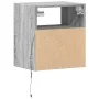 Wand-TV-Möbel mit LED-Lichtern in Sonoma-Grau 41x31x45 cm von , TV-Möbel - Ref: Foro24-852323, Preis: 50,94 €, Rabatt: %