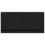 Wand-TV-Möbel mit LED-Lichtern in Schwarz 80x31x35 cm von , TV-Möbel - Ref: Foro24-852356, Preis: 57,78 €, Rabatt: %