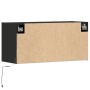Wand-TV-Möbel mit LED-Lichtern in Schwarz 80x31x35 cm von , TV-Möbel - Ref: Foro24-852356, Preis: 58,52 €, Rabatt: %