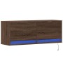 Wand-TV-Möbel mit LED-Lichtern in Eichenbraun 100x31x35 cm von , TV-Möbel - Ref: Foro24-852368, Preis: 75,77 €, Rabatt: %