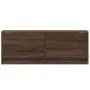 Wand-TV-Möbel mit LED-Lichtern in Eichenbraun 100x31x35 cm von , TV-Möbel - Ref: Foro24-852368, Preis: 74,68 €, Rabatt: %