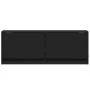 Mueble de TV de pared con luces LED negro 100x31x35 cm by , TV Furniture - Ref: Foro24-852363, Price: 71,44 €, Discount: %