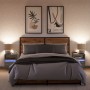 Wand-Nachttische mit LED-Lichtern, 2 Stück, in Grau Sonoma. von , Nachttische - Ref: Foro24-3307986, Preis: 91,54 €, Rabatt: %
