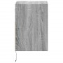 Wand-Nachttische mit LED-Lichtern, 2 Stück, in Grau Sonoma. von , Nachttische - Ref: Foro24-3307986, Preis: 91,54 €, Rabatt: %