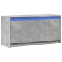 Mueble de TV LED madera ingeniería gris hormigón 100x34x50 cm by , TV Furniture - Ref: Foro24-852211, Price: 79,19 €, Discoun...
