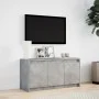 TV-Schrank aus grauem Beton-Ingenieurholz mit LED-Beleuchtung, 100x34x50 cm. von , TV-Möbel - Ref: Foro24-852211, Preis: 78,0...