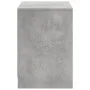 TV-Schrank aus grauem Beton-Ingenieurholz mit LED-Beleuchtung, 100x34x50 cm. von , TV-Möbel - Ref: Foro24-852211, Preis: 78,0...