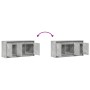 Mueble de TV LED madera ingeniería gris hormigón 100x34x50 cm by , TV Furniture - Ref: Foro24-852211, Price: 79,19 €, Discoun...