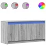 TV-Möbel mit LED-Beleuchtung, Sonoma-Grau aus Holzwerkstoff, 100x34x50 cm. von , TV-Möbel - Ref: Foro24-852213, Preis: 79,32 ...