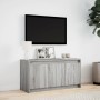 Mueble de TV con LED madera ingeniería gris Sonoma 100x34x50 cm by , TV Furniture - Ref: Foro24-852213, Price: 80,39 €, Disco...