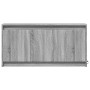 Mueble de TV con LED madera ingeniería gris Sonoma 100x34x50 cm by , TV Furniture - Ref: Foro24-852213, Price: 80,39 €, Disco...