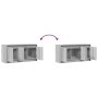 Mueble de TV con LED madera ingeniería gris Sonoma 100x34x50 cm by , TV Furniture - Ref: Foro24-852213, Price: 80,39 €, Disco...