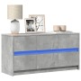 Mueble de TV LED madera ingeniería gris hormigón 100x34x50 cm by , TV Furniture - Ref: Foro24-852218, Price: 103,27 €, Discou...