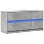 Mueble de TV LED madera ingeniería gris hormigón 100x34x50 cm by , TV Furniture - Ref: Foro24-852218, Price: 103,27 €, Discou...