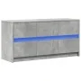 TV-Schrank aus grauem Beton-Ingenieurholz mit LED-Beleuchtung, 100x34x50 cm. von , TV-Möbel - Ref: Foro24-852218, Preis: 101,...