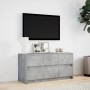Mueble de TV LED madera ingeniería gris hormigón 100x34x50 cm by , TV Furniture - Ref: Foro24-852218, Price: 103,27 €, Discou...