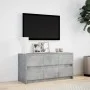 TV-Schrank aus grauem Beton-Ingenieurholz mit LED-Beleuchtung, 100x34x50 cm. von , TV-Möbel - Ref: Foro24-852218, Preis: 101,...