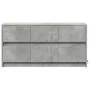 TV-Schrank aus grauem Beton-Ingenieurholz mit LED-Beleuchtung, 100x34x50 cm. von , TV-Möbel - Ref: Foro24-852218, Preis: 101,...
