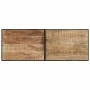 Set mesa alta y taburetes 7 pzas madera maciza mango y metal by , Furniture sets for kitchens and dining rooms - Ref: Foro24-...