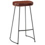 Hocher Tisch-Set und 3-teilige Hocker aus massivem Mangoholz und Metall. von , Möbelsets für Küchen und Esszimmer - Ref: Foro...