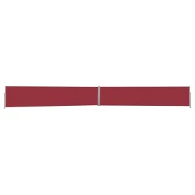 Retractable side awning for patio red 170x1200 cm by vidaXL, Umbrellas - Ref: Foro24-313398, Price: 154,60 €, Discount: %