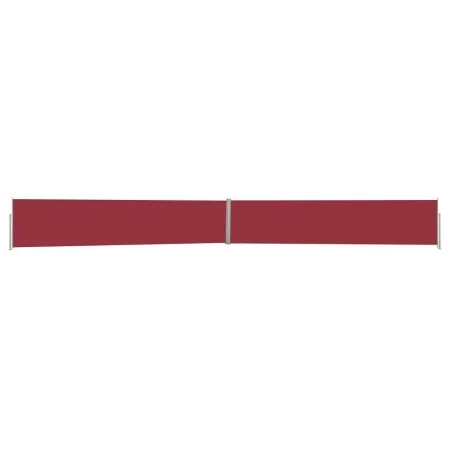 Ausziehbare Seitenmarkise für Terrasse, rot, 170 x 1200 cm von vidaXL, Sonnenschirme - Ref: Foro24-313398, Preis: 154,60 €, R...