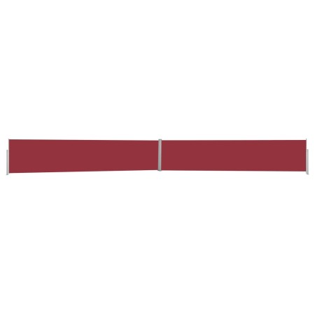 Ausziehbare Seitenmarkise für Terrasse, rot, 170 x 1200 cm von vidaXL, Sonnenschirme - Ref: Foro24-313398, Preis: 157,07 €, R...